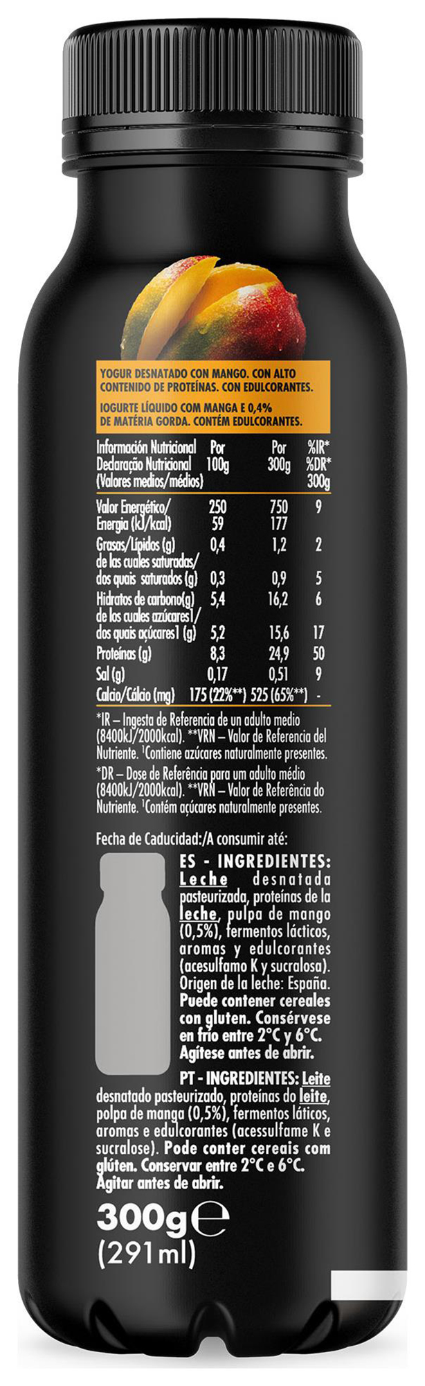 Yogur Yopro Danone 300G Mango