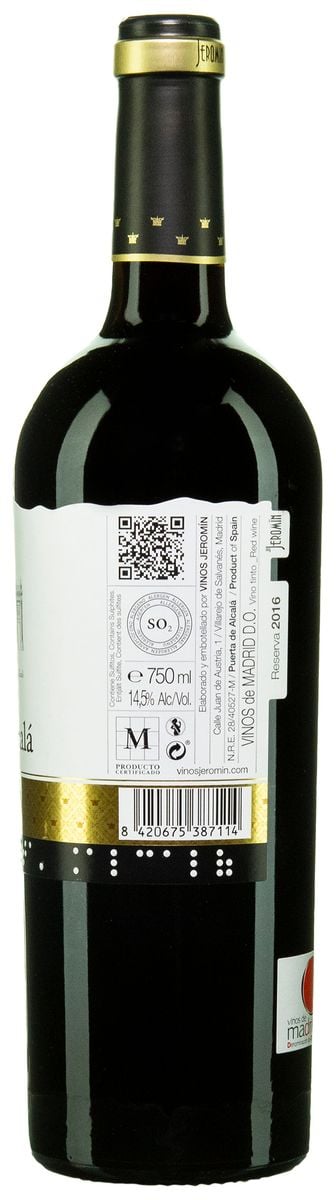 Vino tinto DO Puerta Alcalá reserva