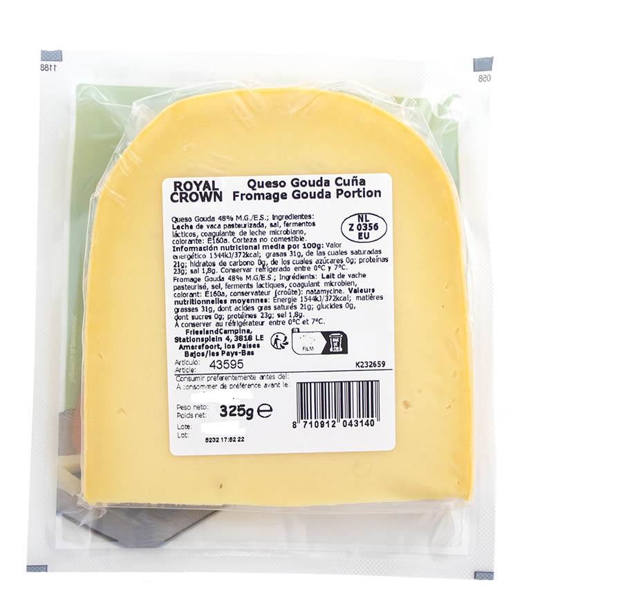 Queso gouda cuña tierno Royal Crown 325g