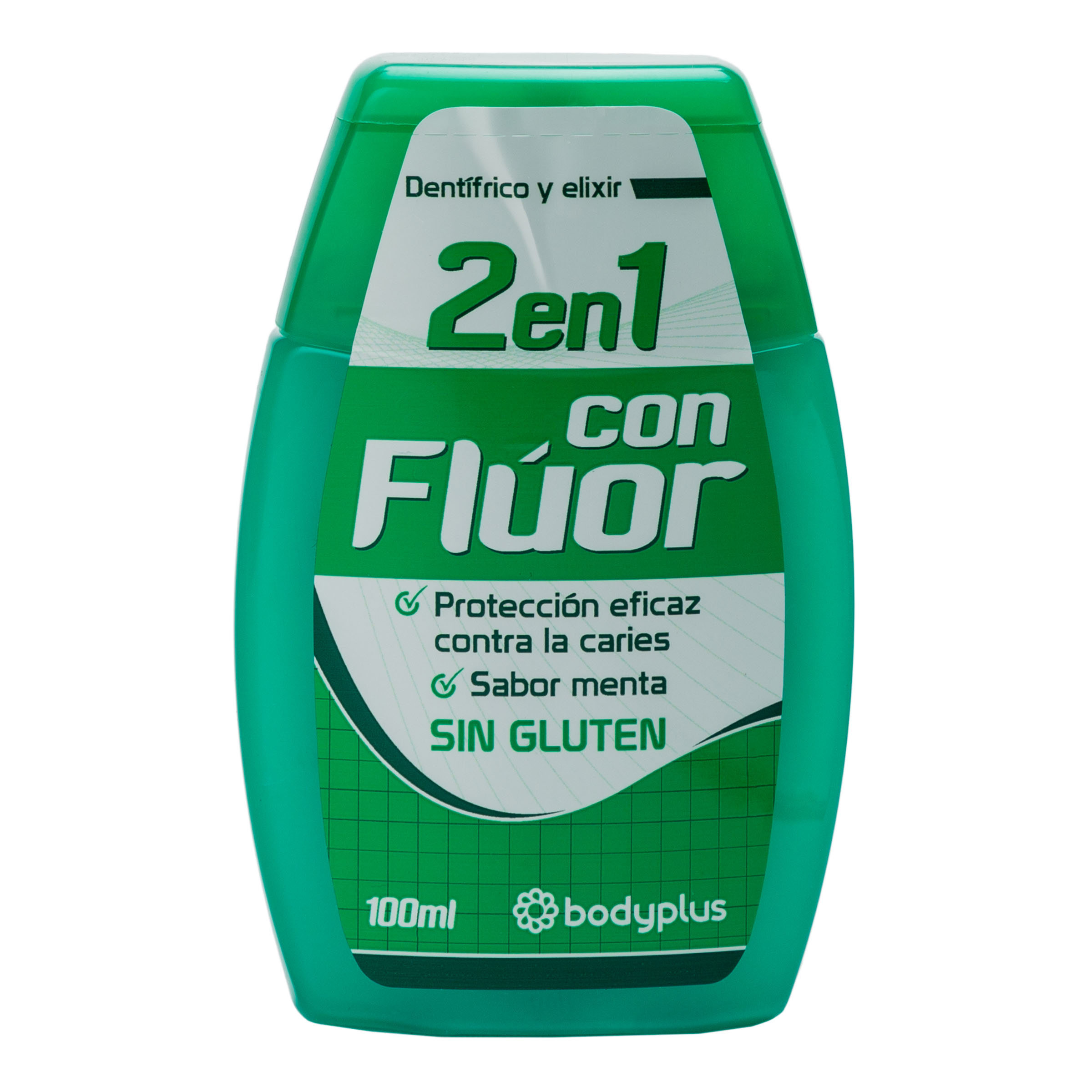 Pasta de dientes Bodyplus 100ml 2en1 flúor