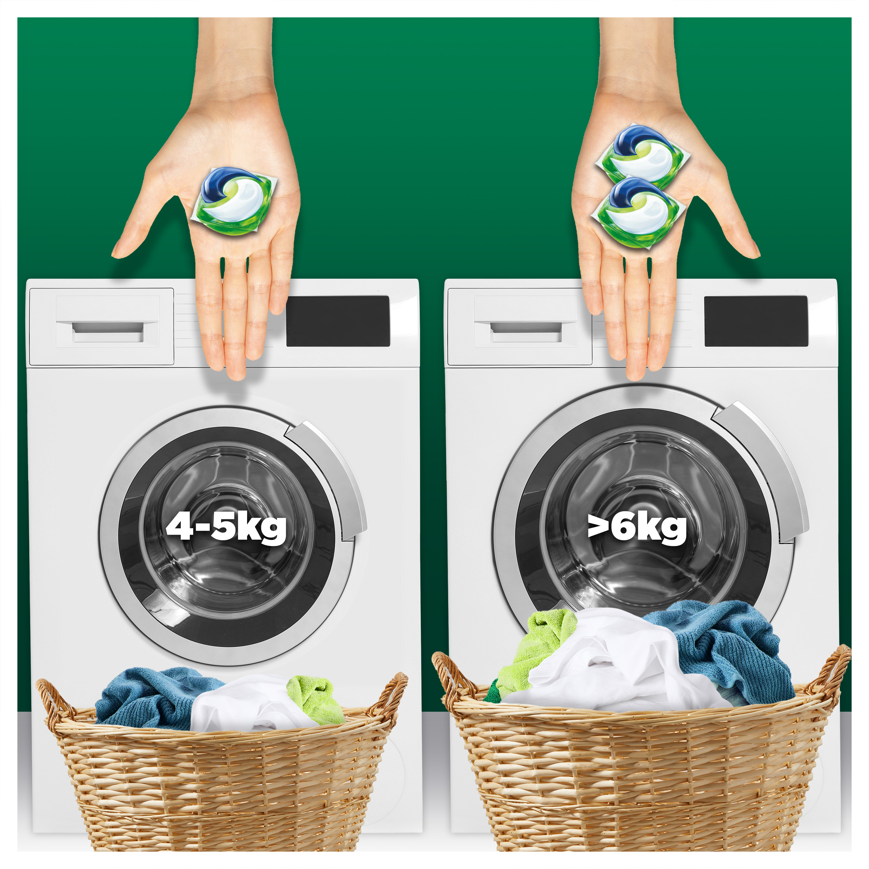 Detergente en cápsulas pods con 18 más 4 lavados Ariel 22 lavados Original