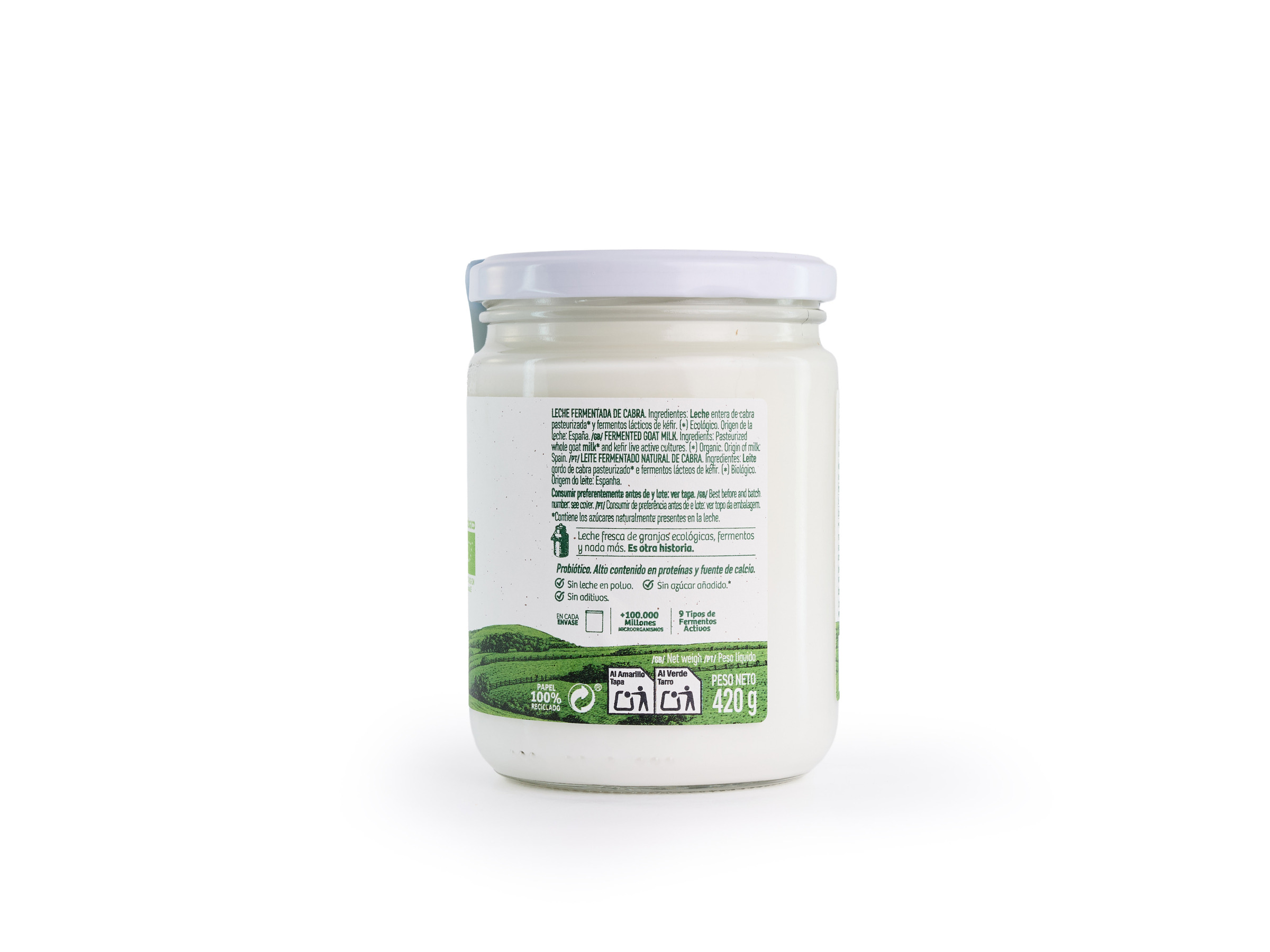 Kéfir ecológico de cabra Cantero de Letur 420 g