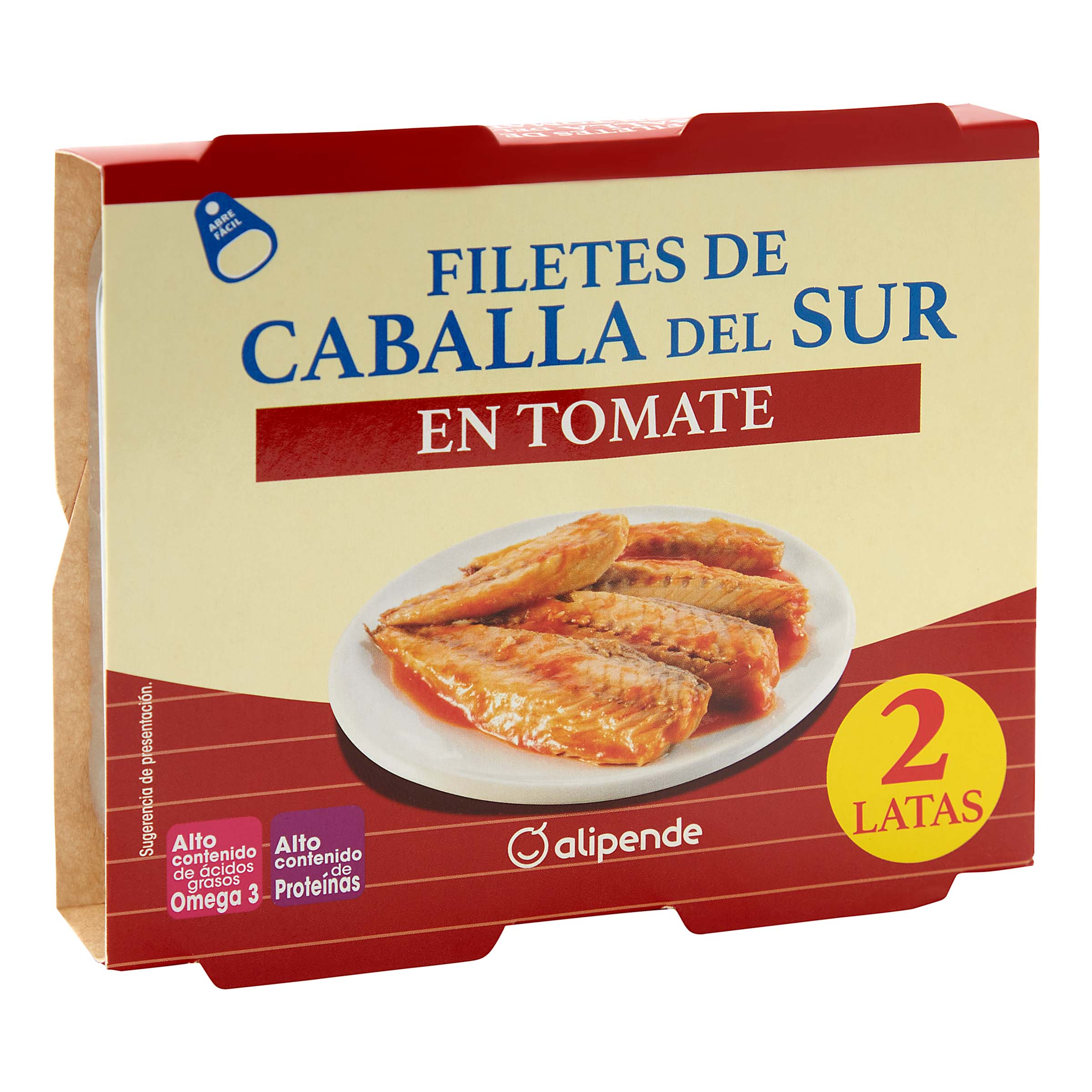 Filete de caballa Alipende pack 2 en tomate