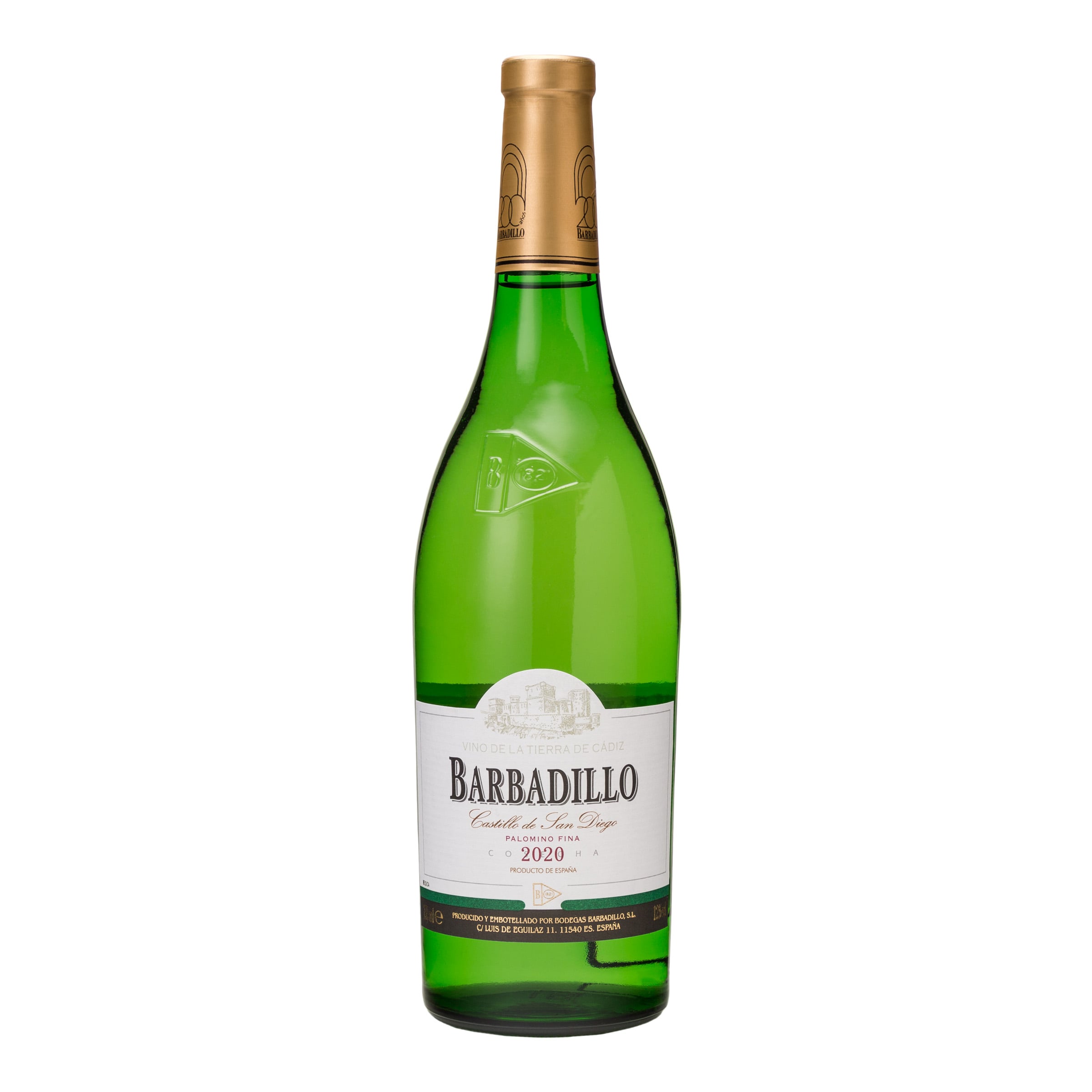 Vino blanco barbadillo castillo San Diego Palomino Fino Cádiz