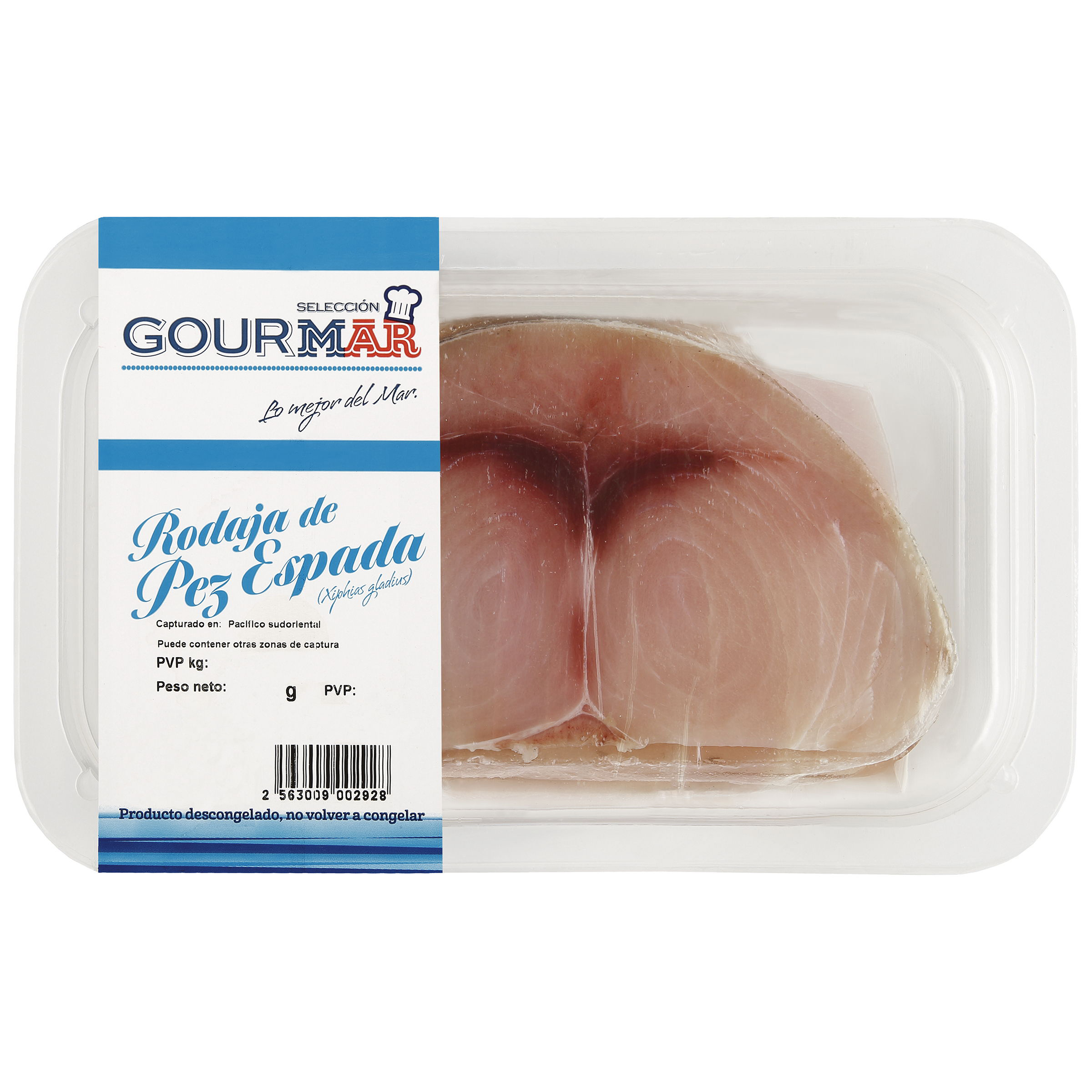 Pez Espada Rodaja Gourmar bandeja