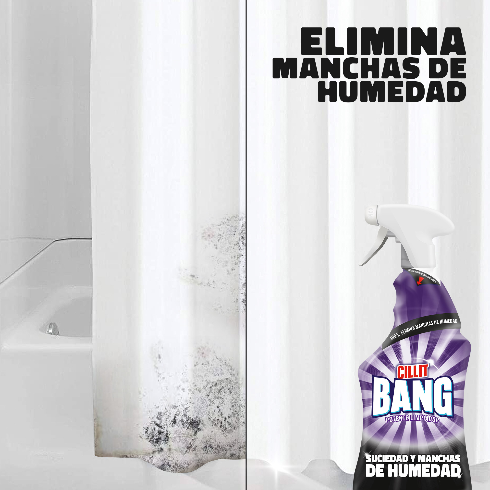 Limpiador Cillit Bang 750ml pistola suciedad y manchas