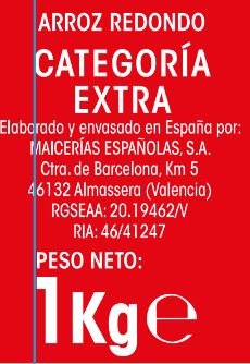 Arroz Alipende 1kg redondo