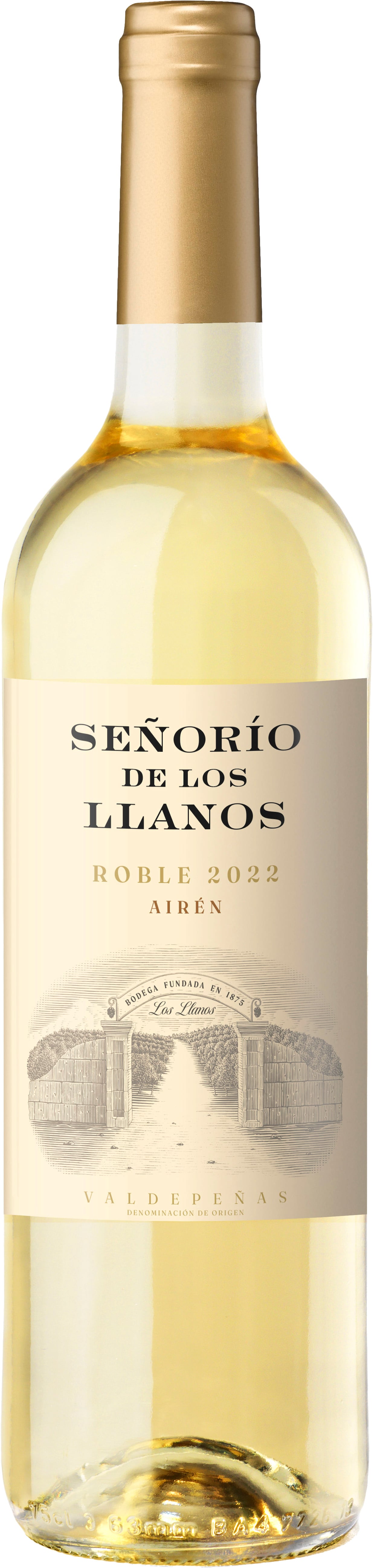 Vino blanco DO Valdepeñas Señorío de los Llanos roble - Señorio De Los Llanos