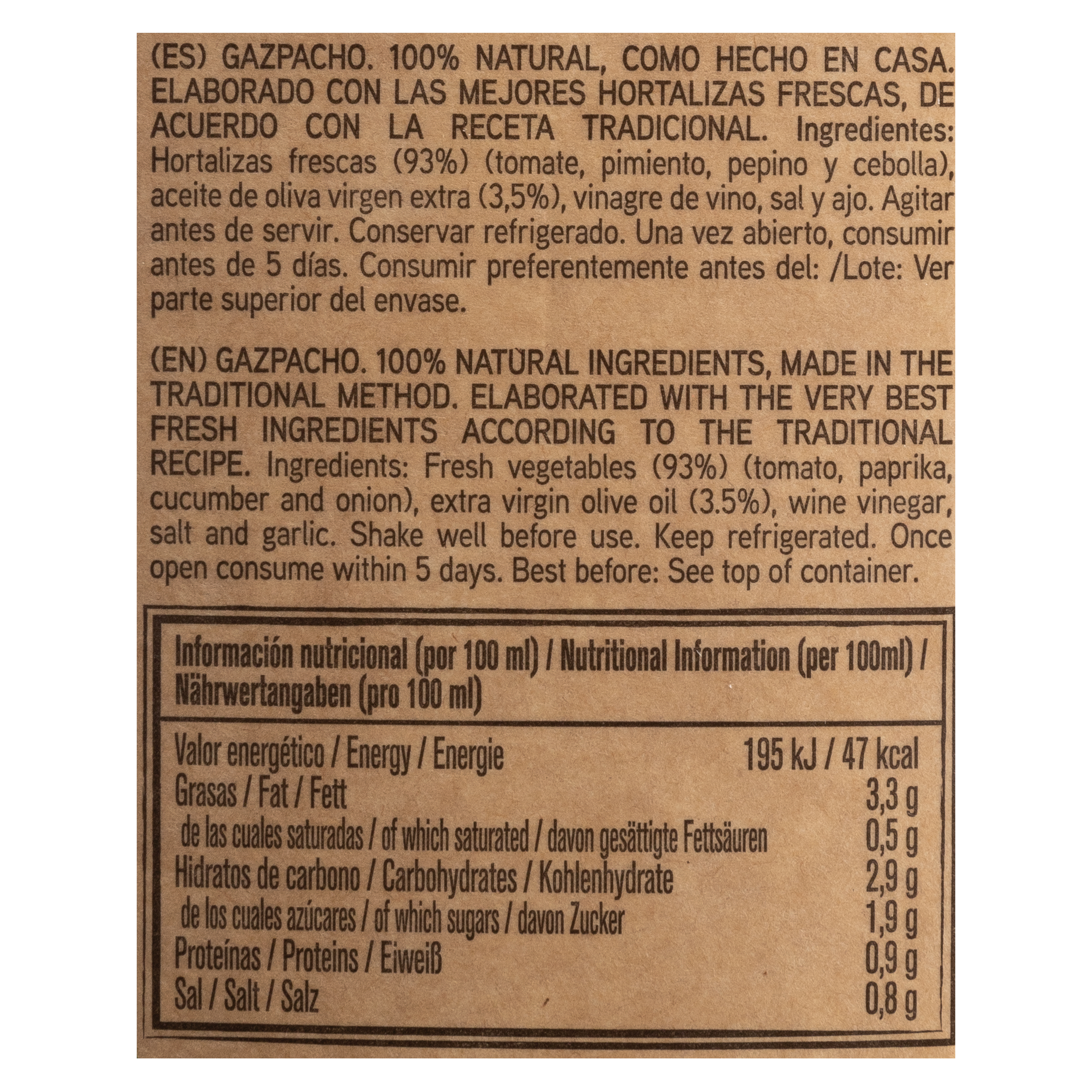 Gazpacho Don Simón 1l