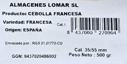 Cebolla francesa 500g