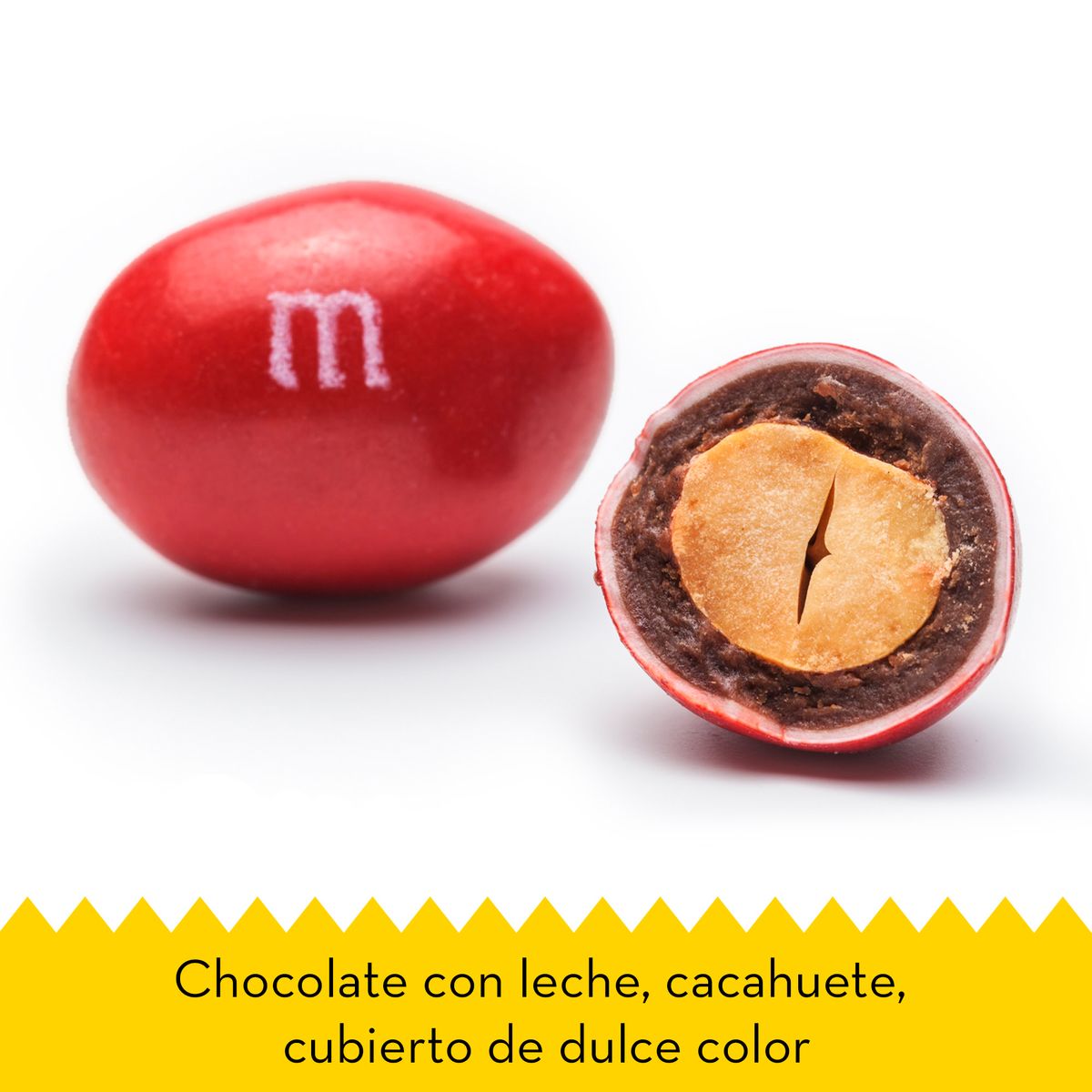 Chocolatina de chocolate con leche y rellenos de cacahuete M&M's 200g