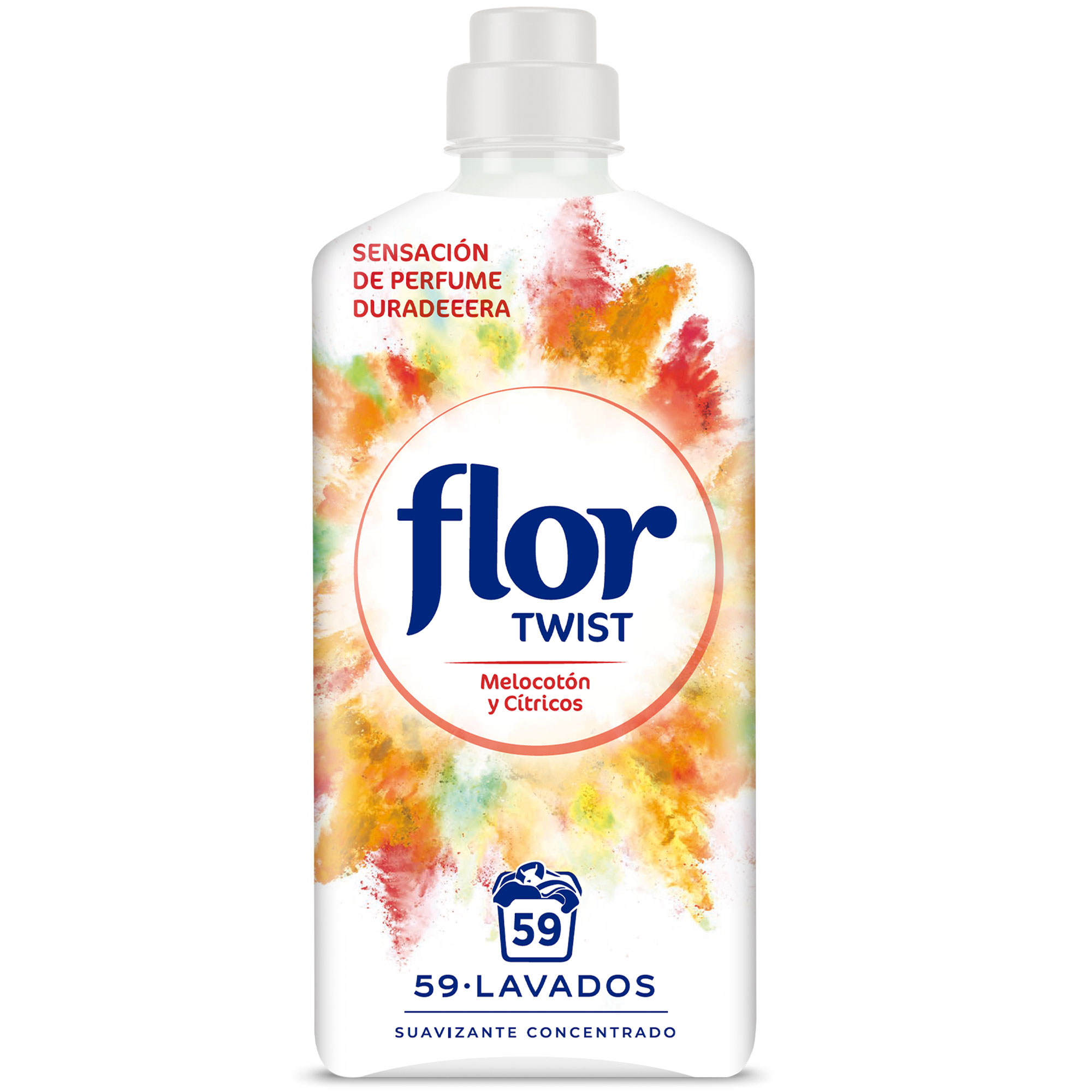 Suavizante Flor Twist 59 lavados melocotón