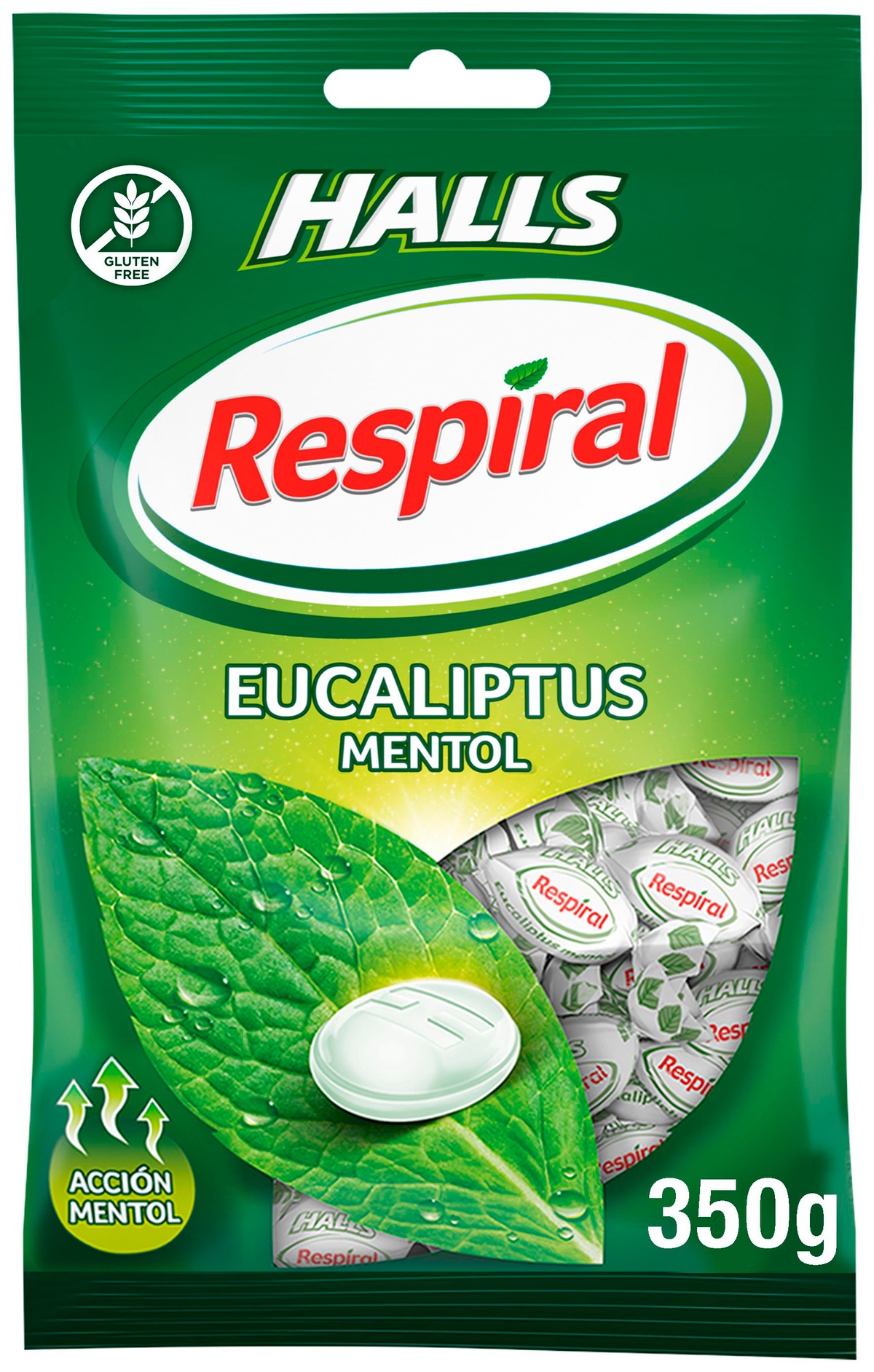 Caramelos Respiral 350g mentol