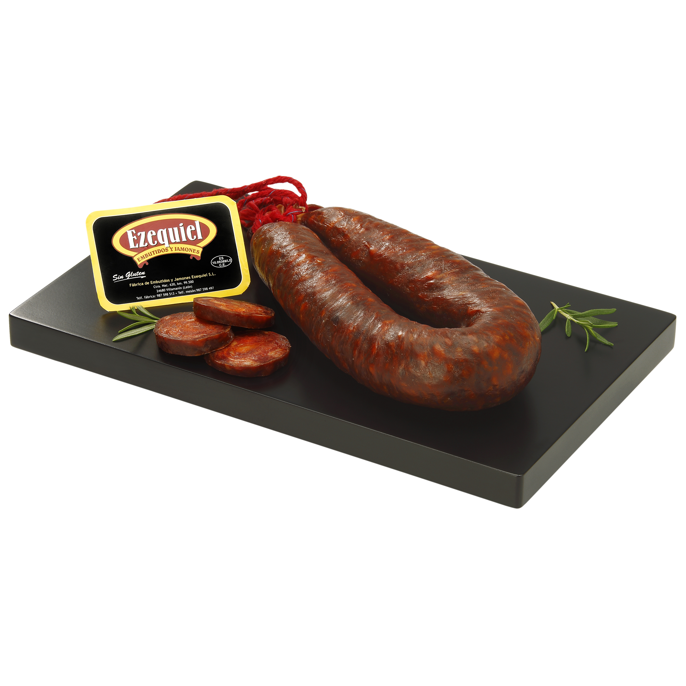 Chorizo de León Ezequiel picante medio o entero pieza 400g aproximadamente