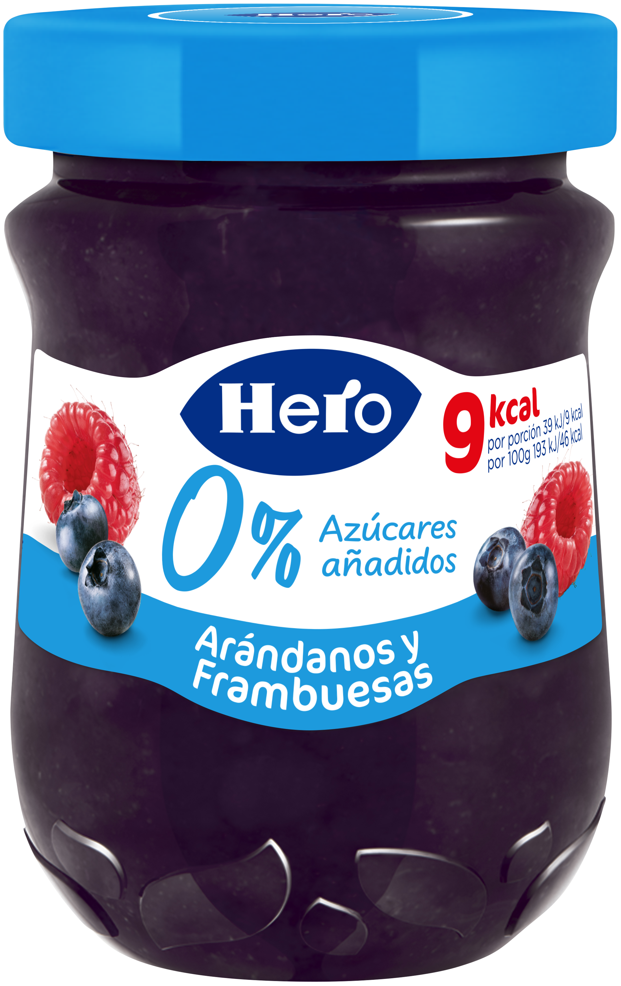 Confitura Arándanos y Frambuesa Hero Diet 280g