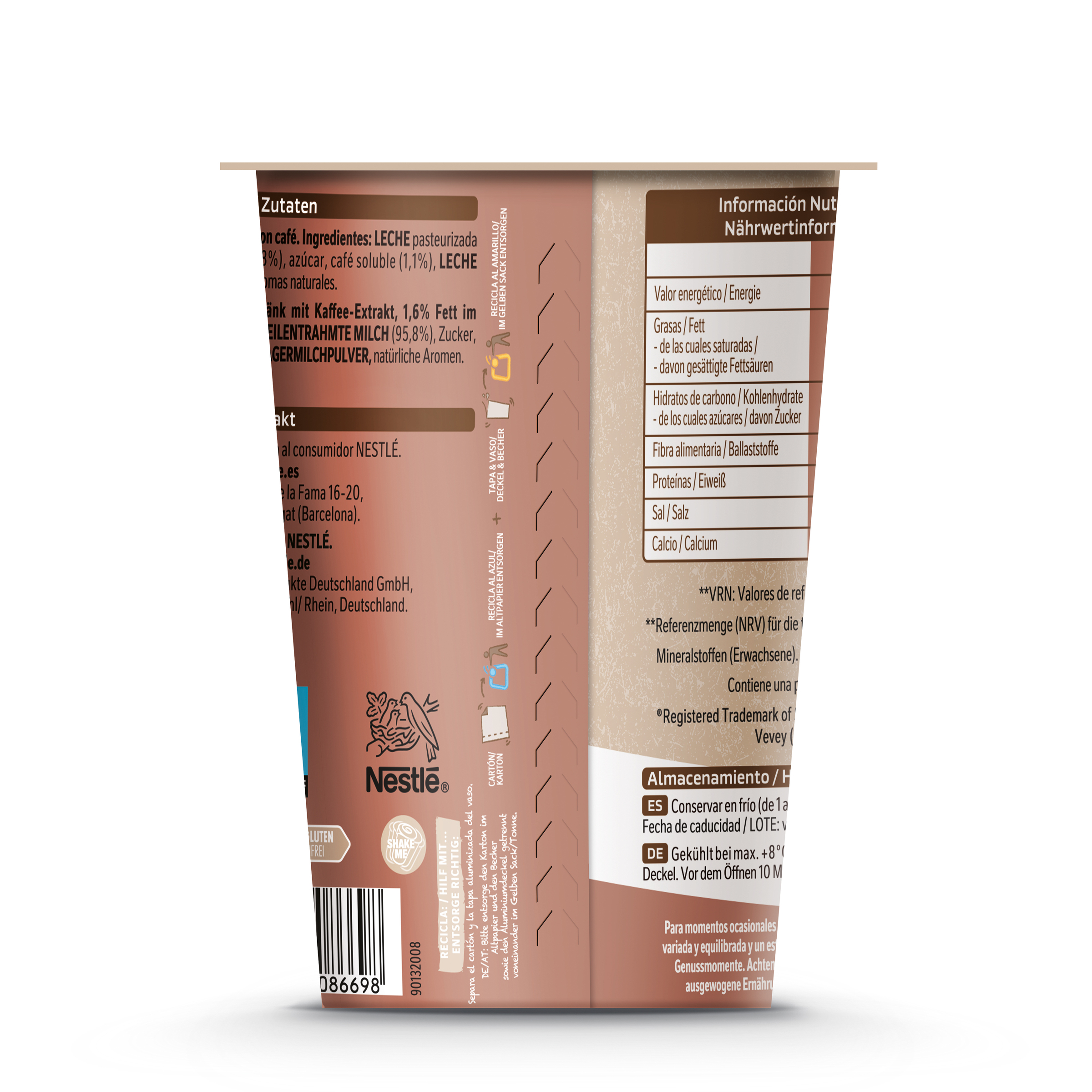 Café latte XXL Nescafé 350ml