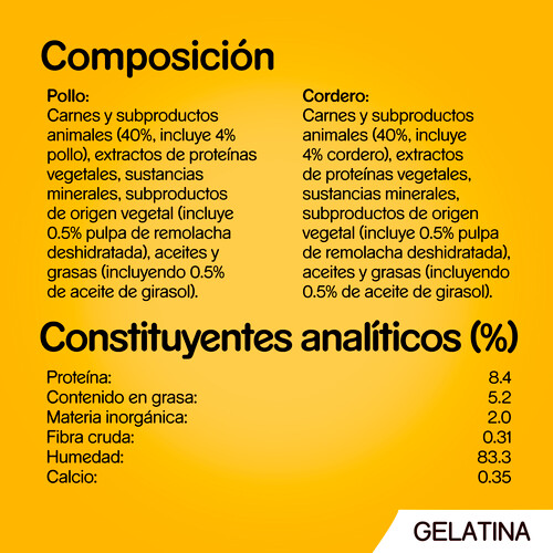 Comida húmeda perro Pedigree carne mixta pack 4