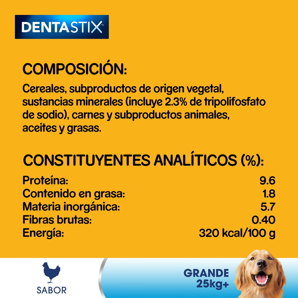 Snack higiene dental perro Dentastix razas grandes 7 unidades