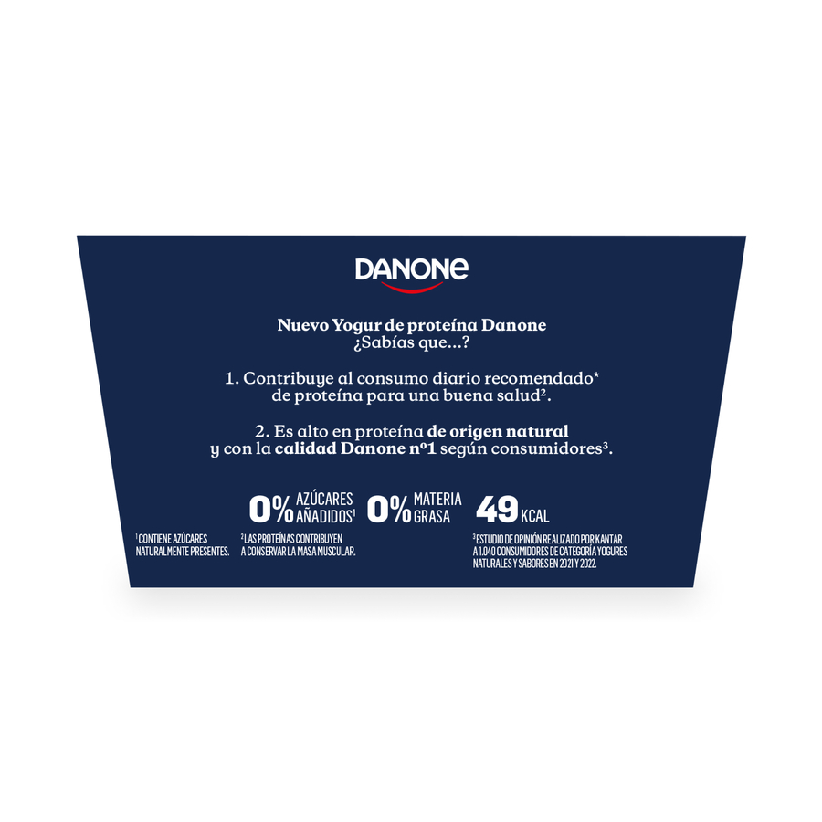 Yogur proteínas Danone pack 4 stracciatella