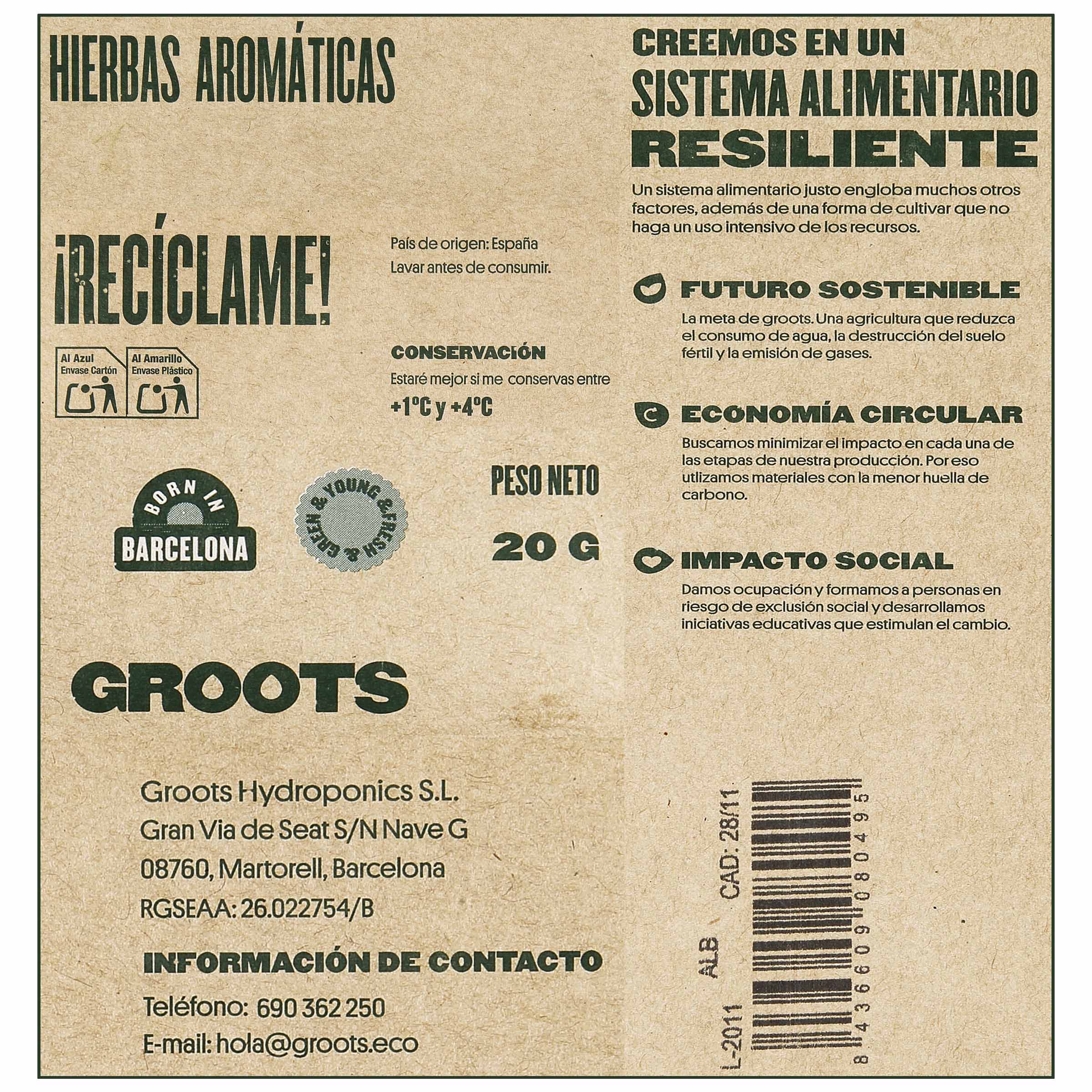 Albahaca bolsa 20g