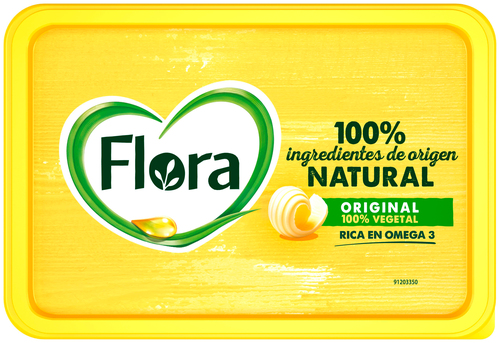 Materia grasa vegetal para untar Flora 400g
