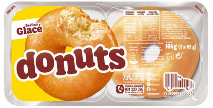 Donuts pack de 2 glacé