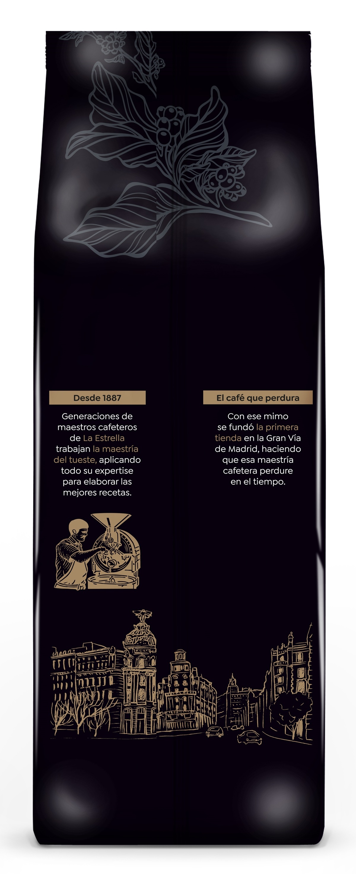 Café en grano premium La Estrella 500g