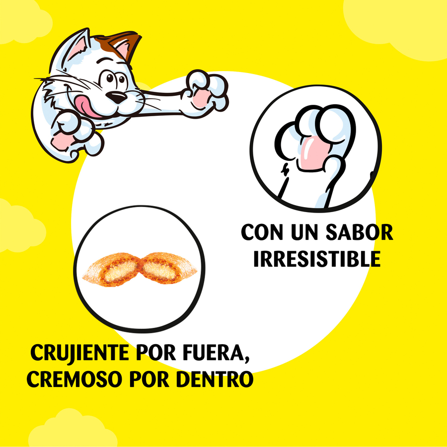 Snack para gato Catisfactions aves a la brasa 55g