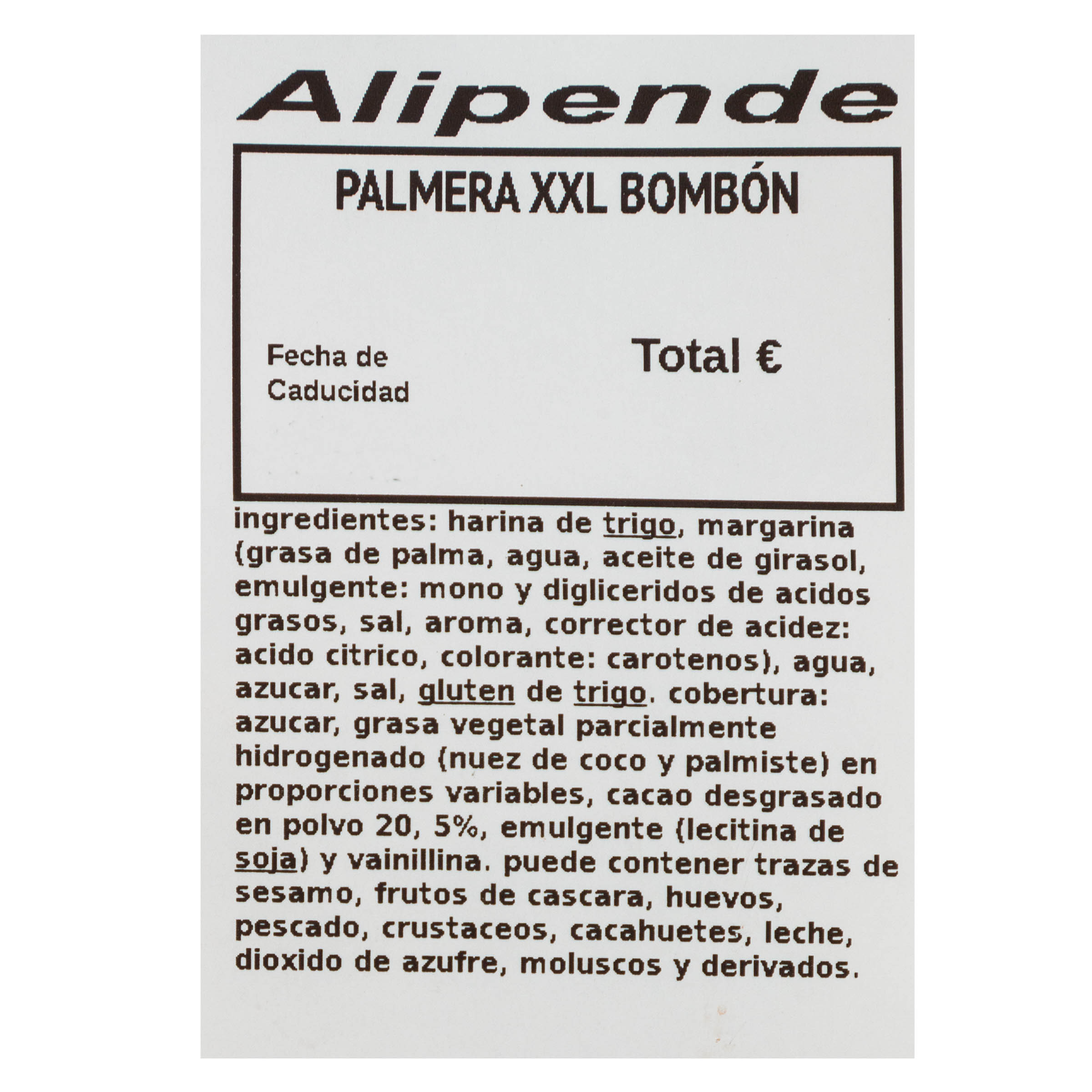 Palmera bombón