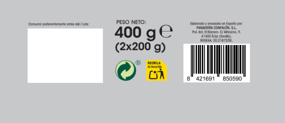 Picos camperos Alipende pack 2 con aceite de oliva