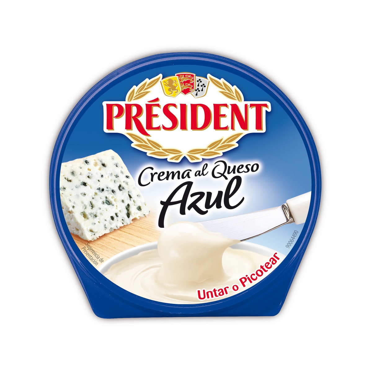 Queso crema de queso azul Président 125g