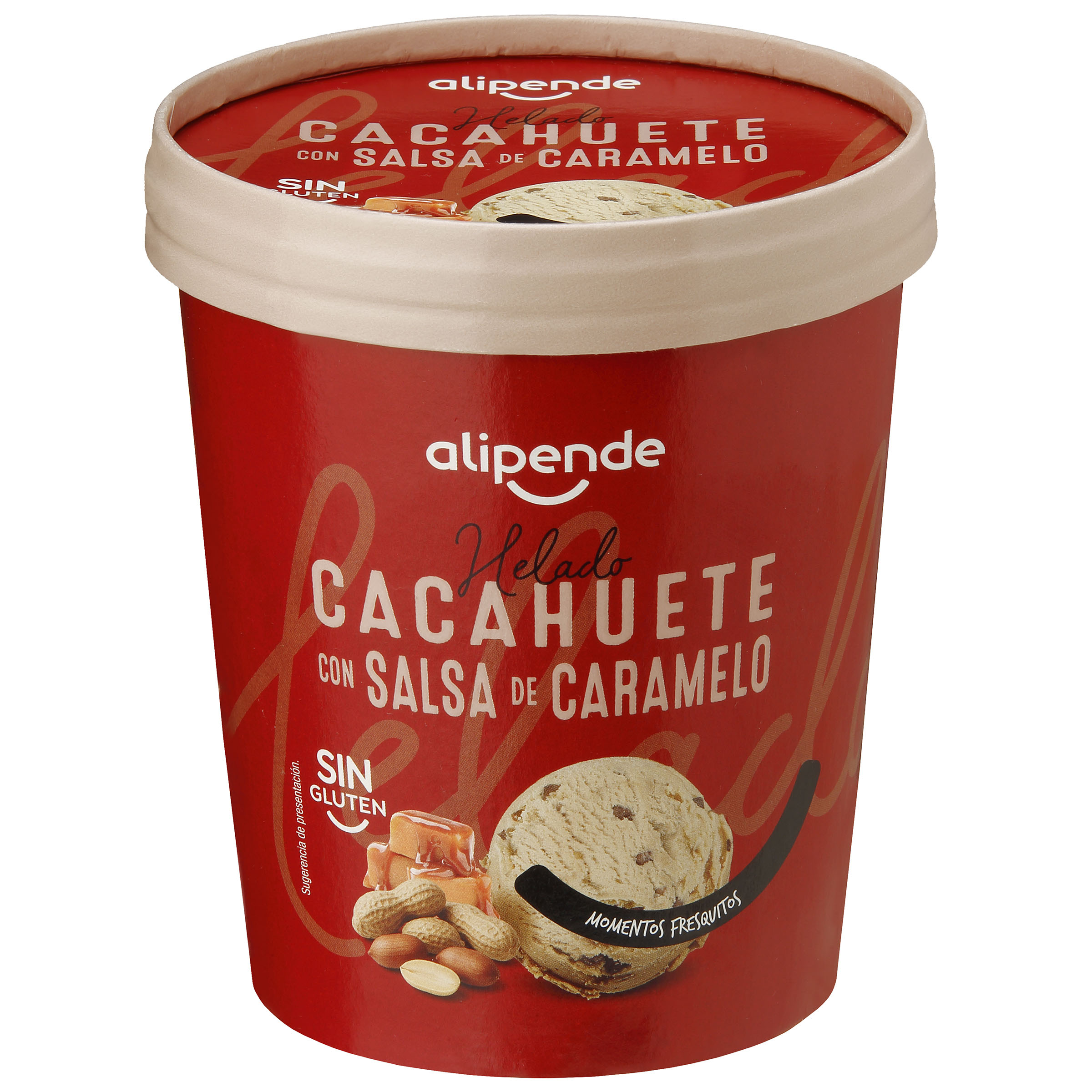 Helado Alipende 500ml Cacahuete