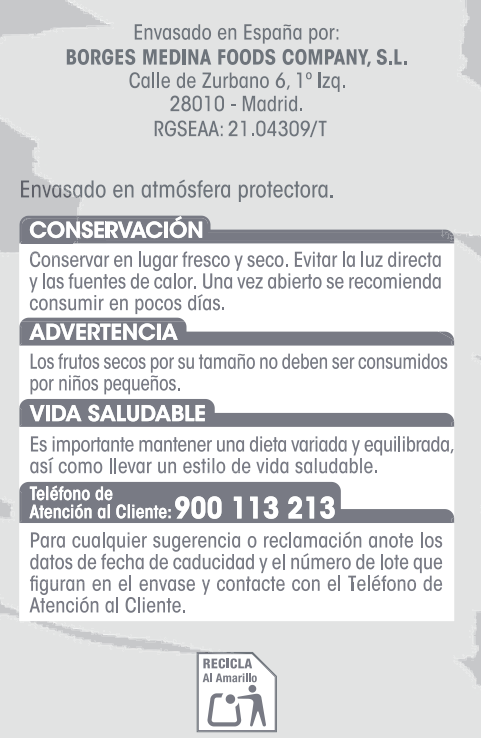 Cóctel de frutos secos mix Alipende 225g