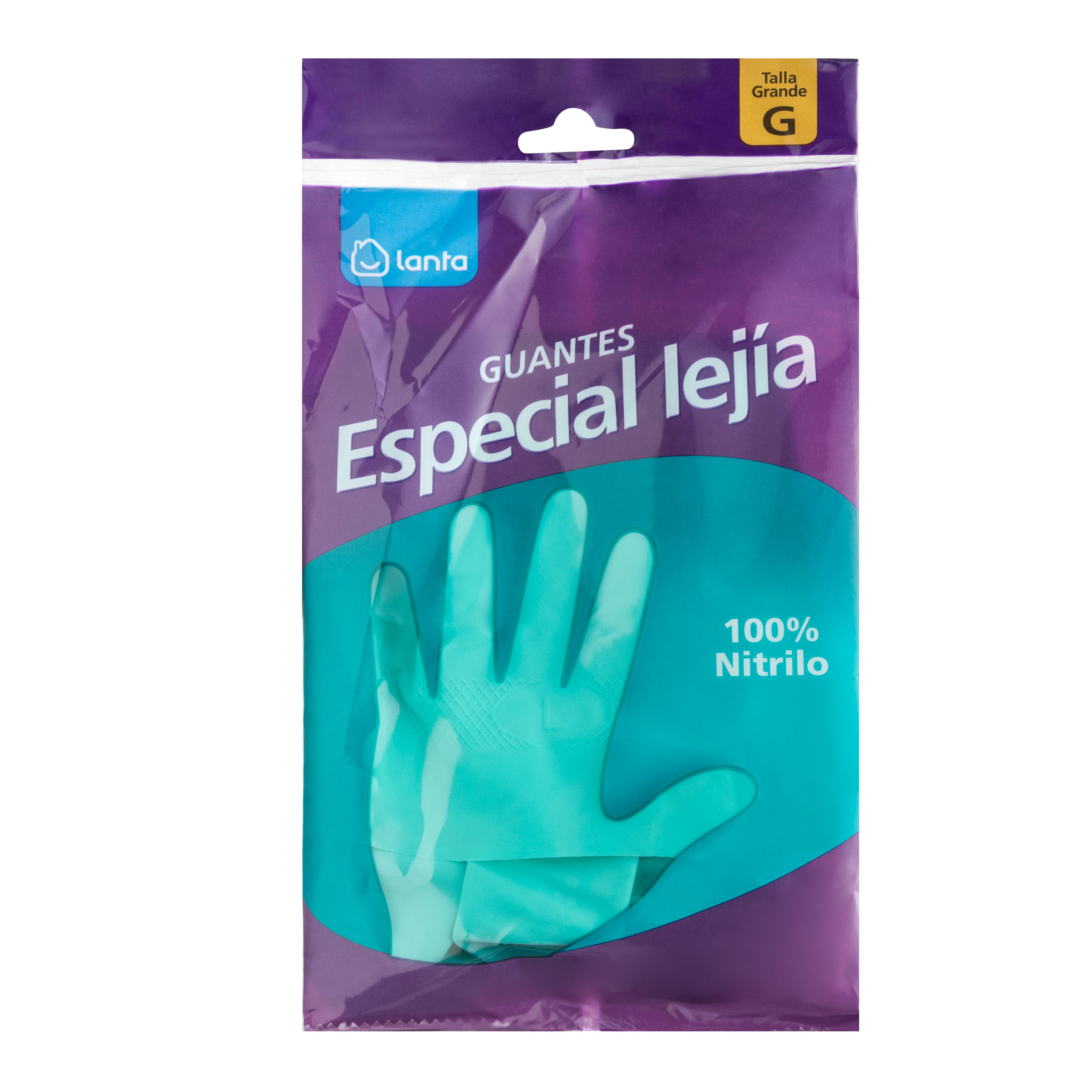 Guantes de nitrilo Lanta talla grande especiales para lejía