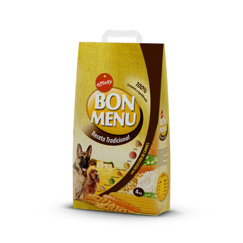 Pienso perro Bon Menu receta tradicional 4kg