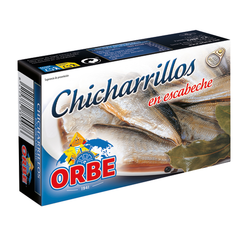 Chicharrillos Orbe 87g en escabeche