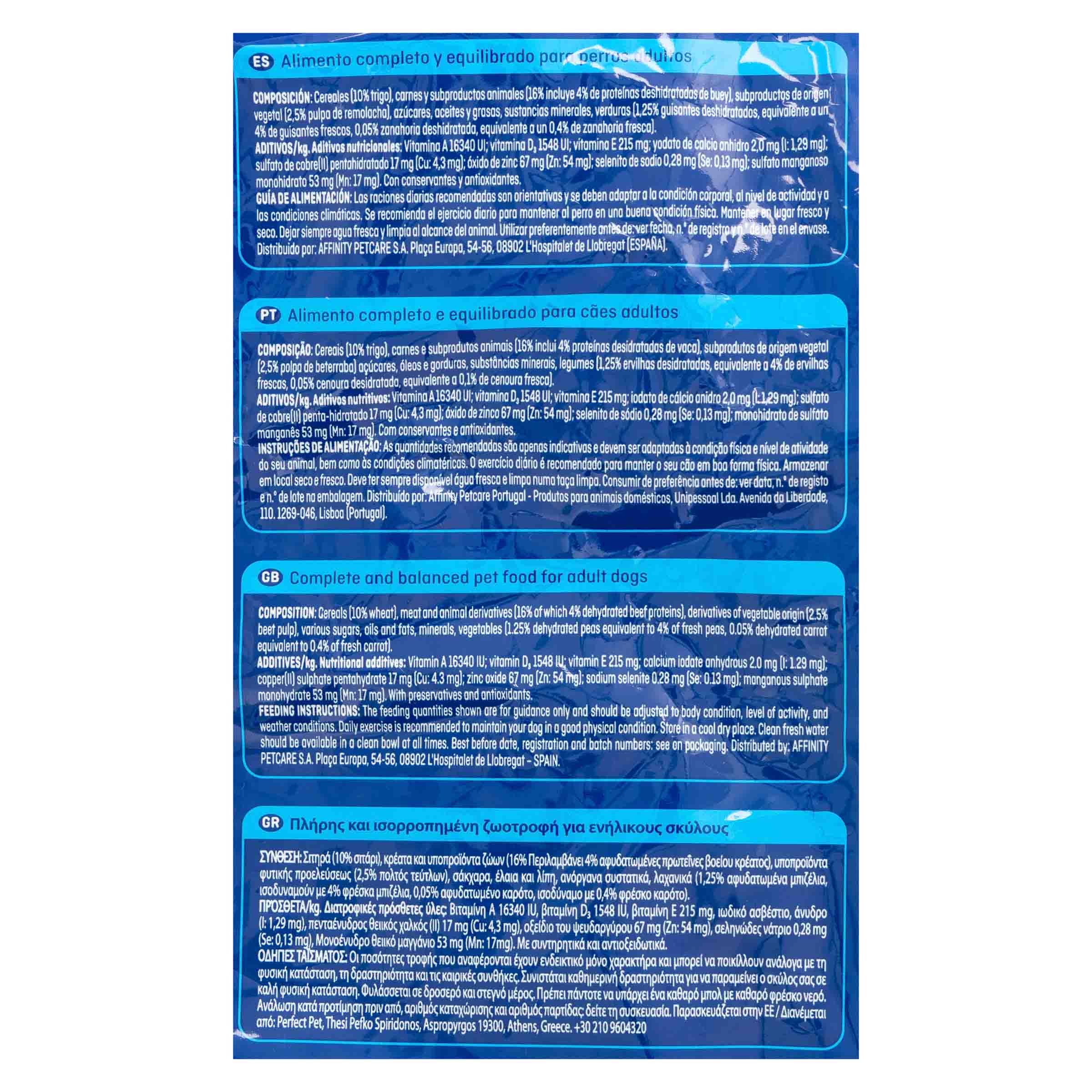 Comida para perros de buey Brekkies Tenderis 2,5kg