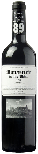 Vino tinto DO Cariñena Monasterio Viñas crianza