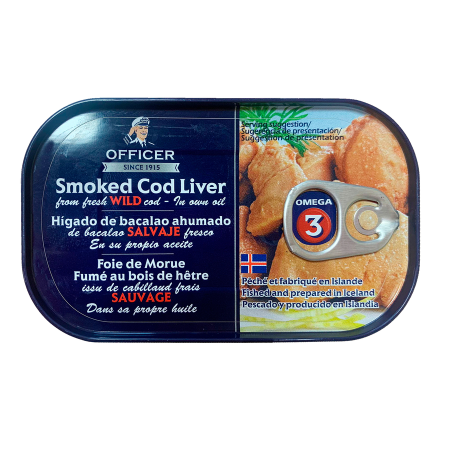 Higado de bacalao Officer ahumado 120g