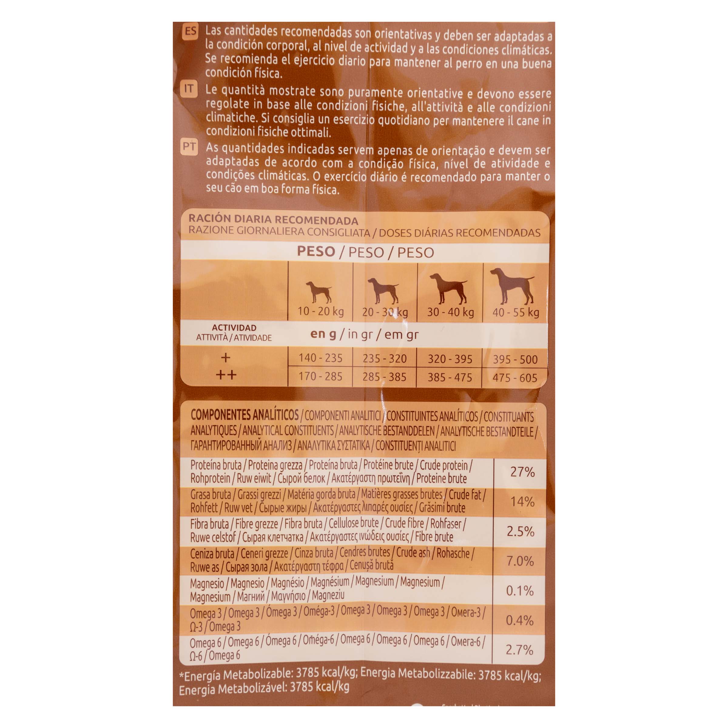 Pienso perro Ultima senior pollo y arroz 3kg