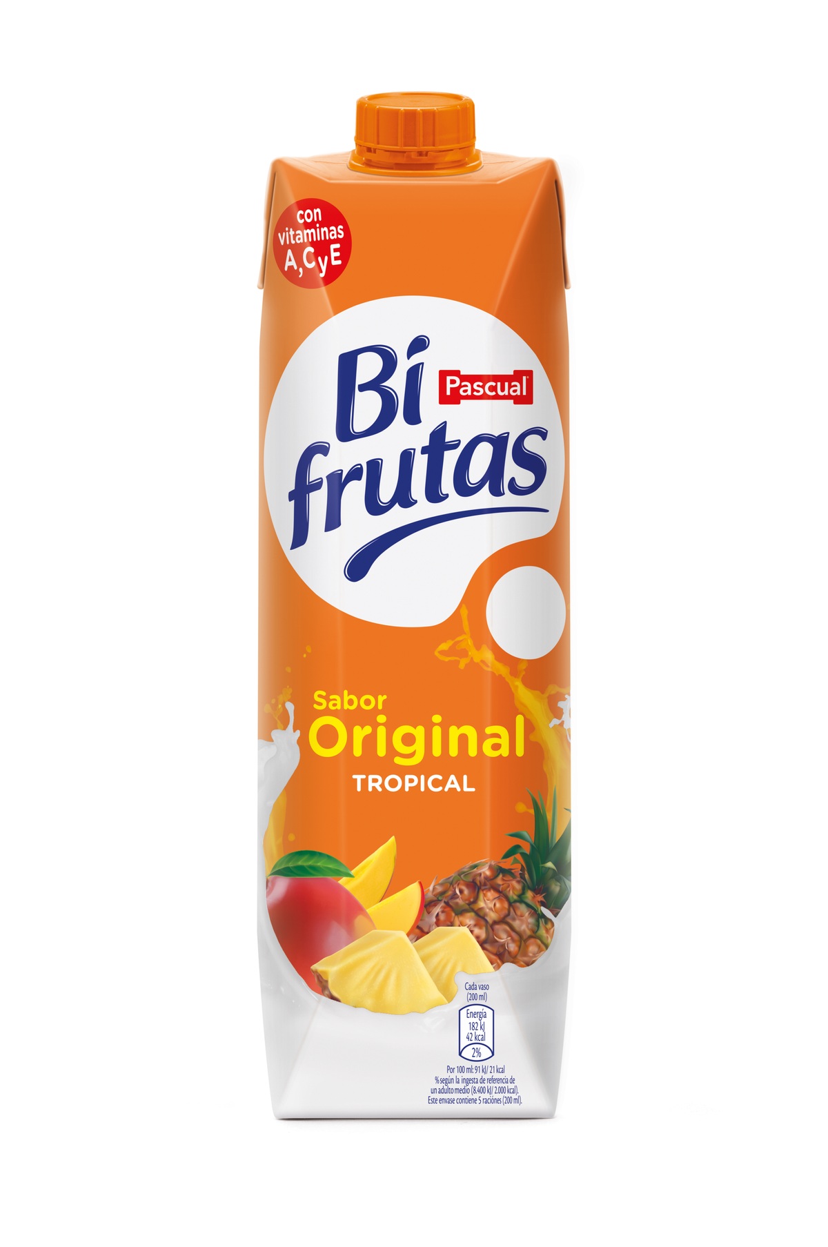 Zumo tropical con leche Bifrutas Pascual 1l