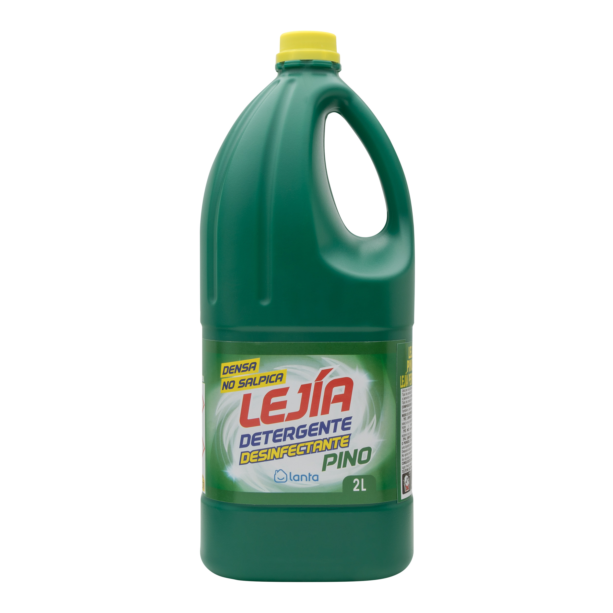 Lejía Lanta 2l densa con detergente pino
