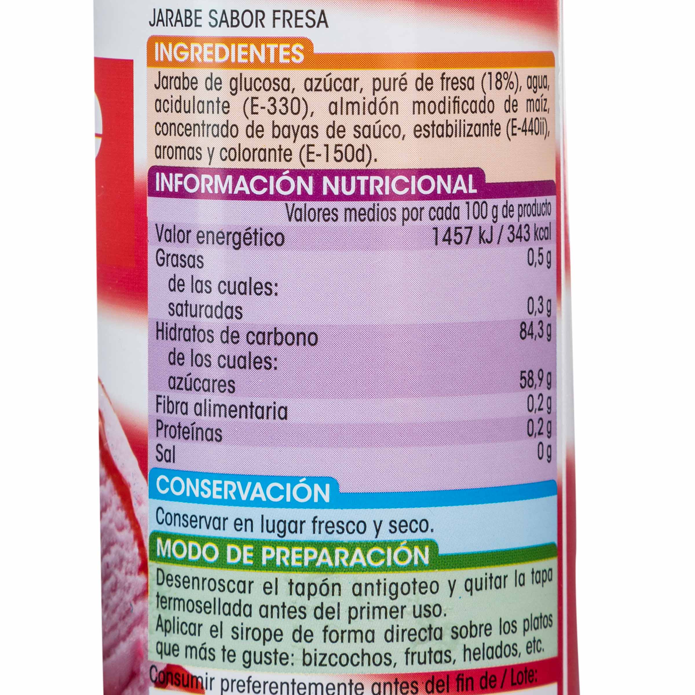 Sirope Alipende 300g fresa