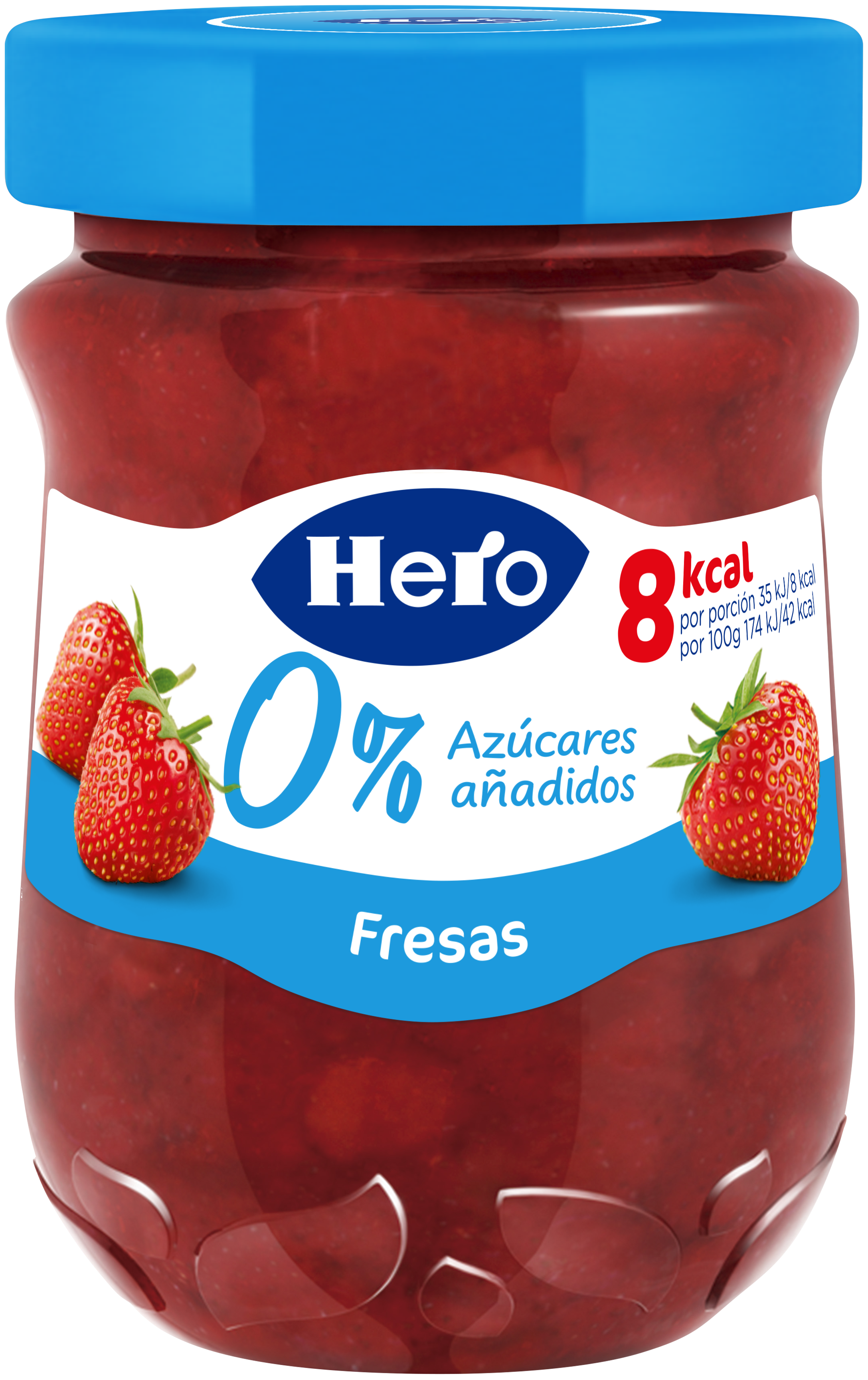 Confitura Mermelada Fresas 0% azúcar añadido Hero Diet 280g