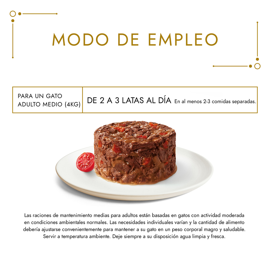 Comida húmeda para gatos Gourmet Gold Tartelette con carnes y pescados surtido 8x85g