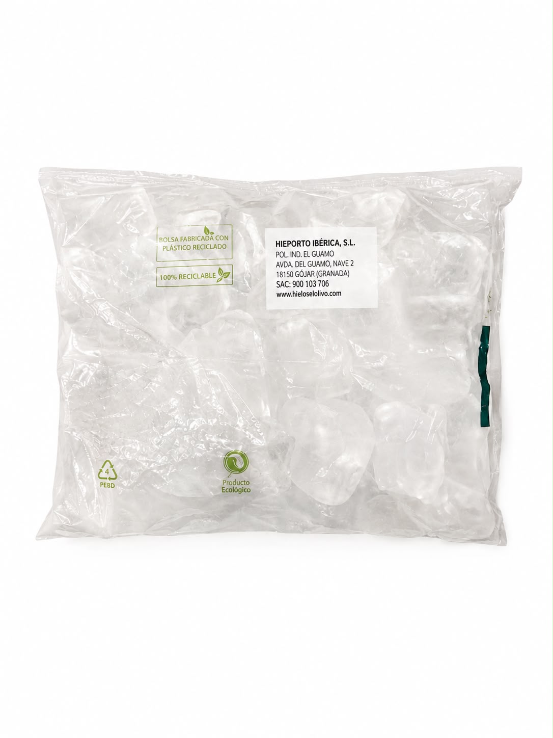 Hielo Eurofrío bolsa 2kg
