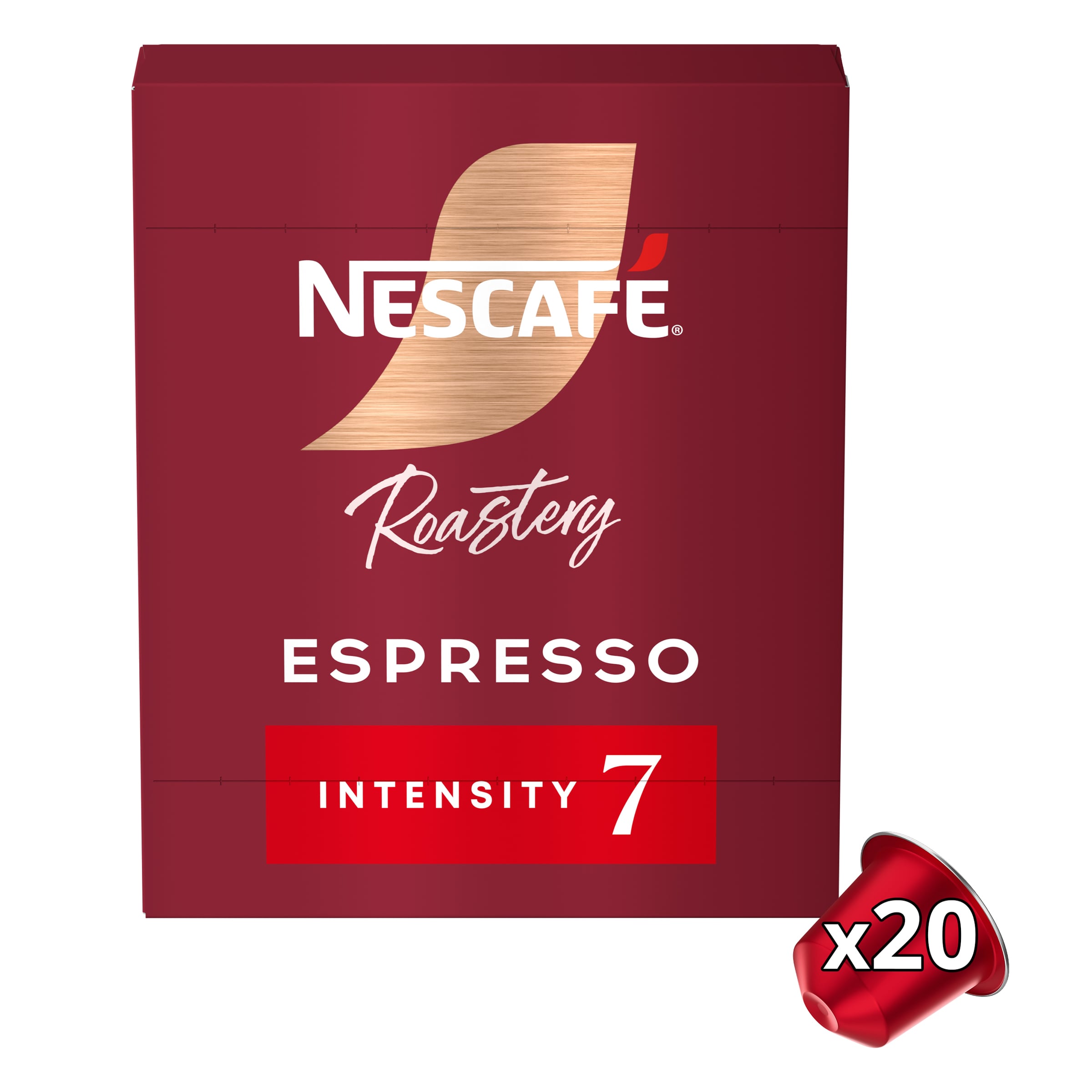 Cápsulas de café roastery medium roast Int. 7 maquinas Nespresso Nescafé 20 cápsulas