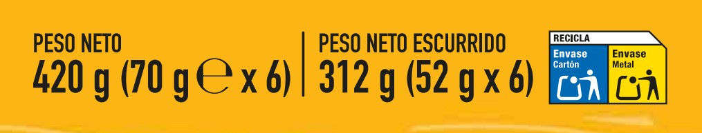 Atún claro Alipende pack 6 en aceite girasol
