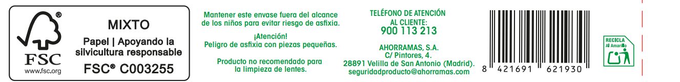 Pañuelos compactos Lanta 10 uds aloe vera
