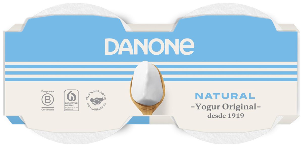 Yogur Danone pack 2 natural